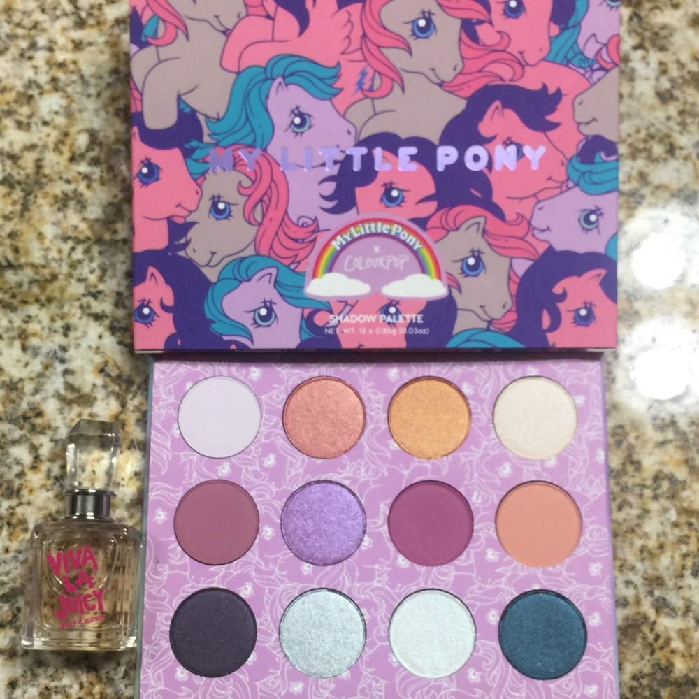 Colourpop my little pony eyeshadow palette